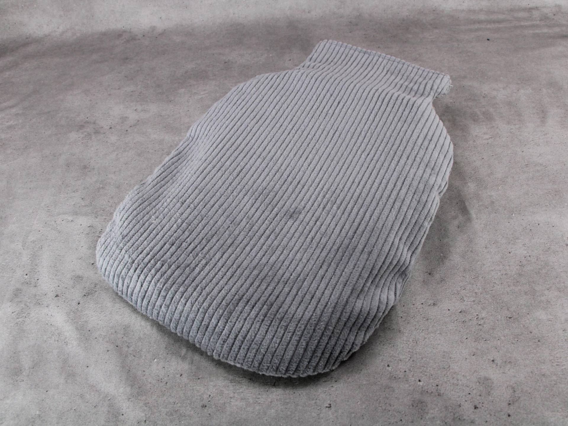 Wärmflaschenbezug, Grauer Cord Wärmflaschenbezug, Grauer Cord von HKModeHandmade