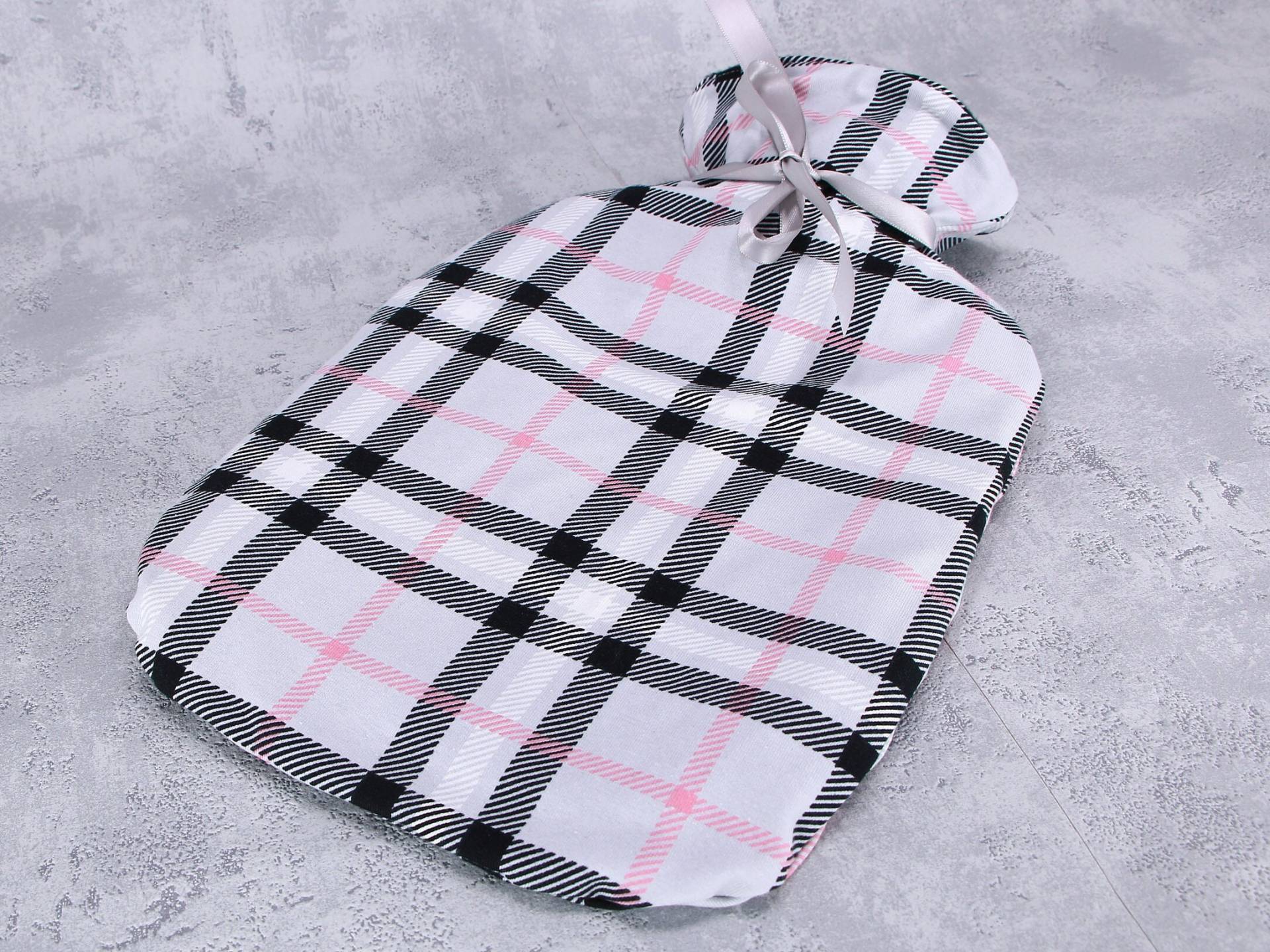 Wärmflaschenbezug, Karo Jersey, Bezug Für Wärmflasche Wärmflaschenbezug, Karo Jersey, Bezug Für Wärmflasche von HKModeHandmade