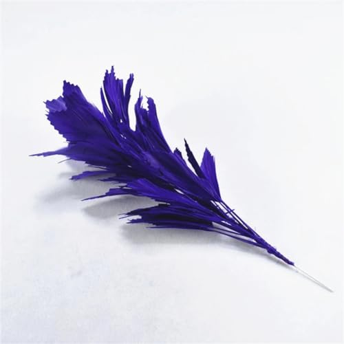 HKSDKABOP Handwerksdekoration mit Federn, 1 Bündel Fasanenfeder Blume Multicolor for Schmuck Kopfschmuck Party Hochzeit Dekoration(Purple) von HKSDKABOP