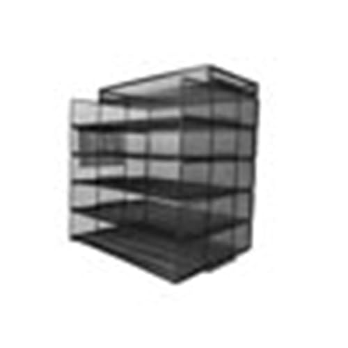 Metallmagazin Archiv, Black 5 Tier Mesh Desk File Organizer With Top Box And Pen Holder Metallmagazin Archiv, Black 5 Tier Mesh Desk File Organizer With Top Box And Pen Holder von HKSDKABOP