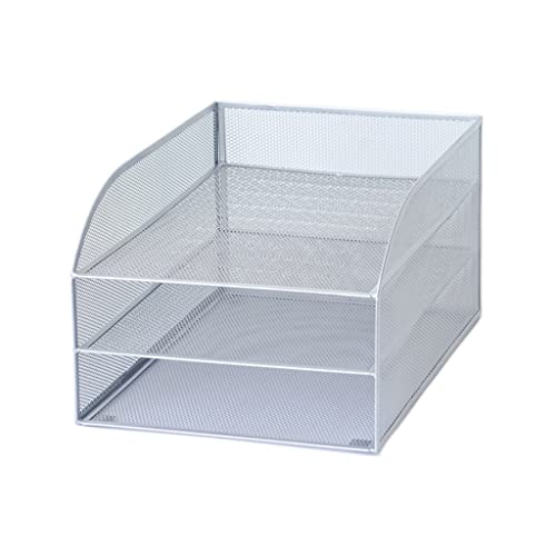 Metallmagazin Archiv, Metal Mesh File And Magazine Rack 3 Tiers 14.57x9.65x6.81in For Desktop Home Office School Metallmagazin Archiv, Metal Mesh File And Magazine Rack 3 Tiers 14.57x9.65x6.81in For Desktop Home Office School von HKSDKABOP