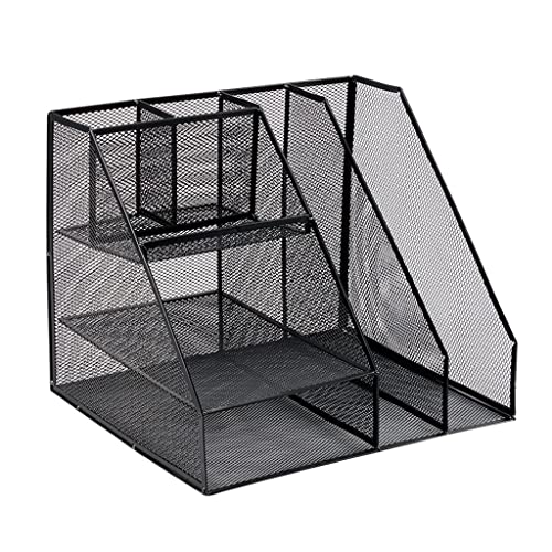 Metallmagazin Archiv, Metal Mesh File Organizer Black Desktop Storage 31x25.5x25.5cm Metallmagazin Archiv, Metal Mesh File Organizer Black Desktop Storage 31x25.5x25.5cm von HKSDKABOP