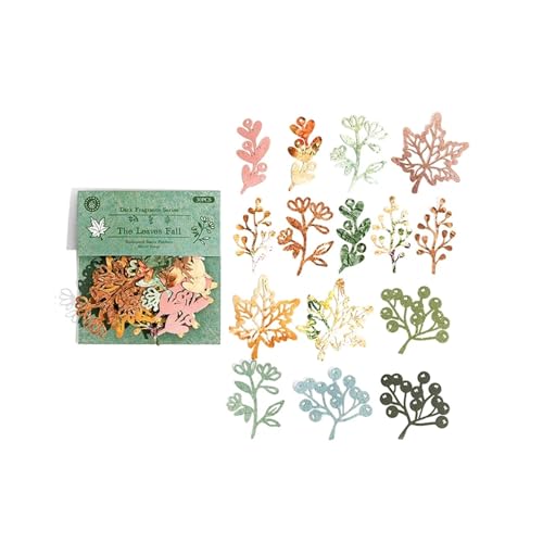 Rahmen der Zwischenablage, Scrapbook-Papier, 30 Stück, for DIY, Journaling, Collage, Basteln, Pflanzen(B) von HKSDKABOP