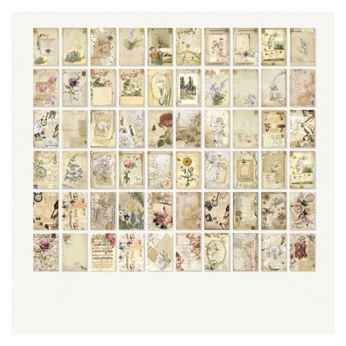Rahmen der Zwischenablage, Skulpturpapier 60 Blumendeko Journalpapier Shirt Journal Collagepapier 60 Stück(3) von HKSDKABOP