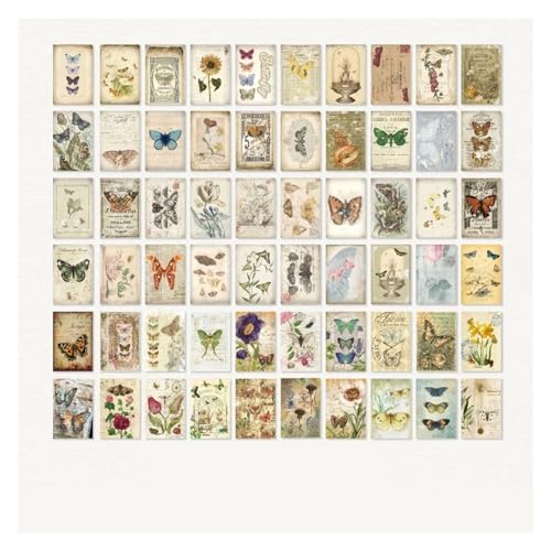 Rahmen der Zwischenablage, Skulpturpapier 60 Blumendeko Journalpapier Shirt Journal Collagepapier 60 Stück(5) von HKSDKABOP