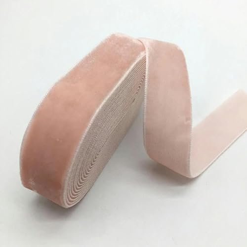 Weiche, weiche Schleifen, 3 Yards 3/4 "Samtband Hochzeitsfeier Dekoration handgemachtes Band Verpackung Haar Bowknot DIY Weihnachtsband(Deep Pink) von HKSDKABOP