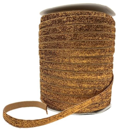 Weiche, weiche Schleifen, Samtstoffbandbesatz 6/10/15/20/25/38 mm, Samtband for Selberbasteln, 3/5 Meter, Samtband for Kränze, Hochzeitsband(SaddleBrown,38mm x 3yards) von HKSDKABOP