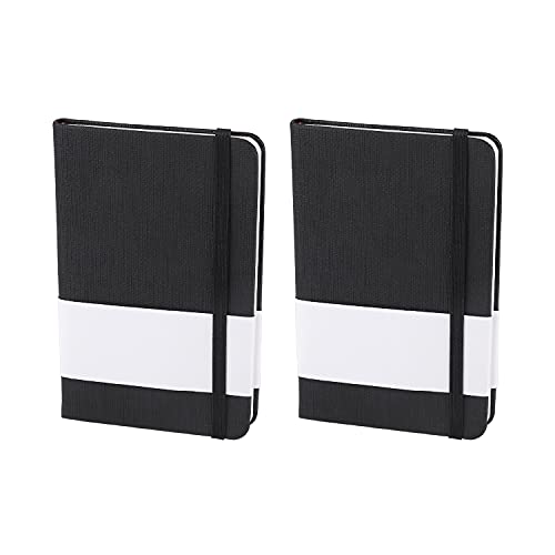 Notizbuch 2 Stück A7 Mini Notizblock mit Gummiband Hardcover Linierte Seiten Notizheft Büro Schule Schreibblock Schreibheft Tragbares Memo Notepad Ideenbuch Schüler Studenten Taschen-Notizbuch Notizbuch 2 Stück A7 Mini Notizblock mit Gummiband Hardcover Linierte Seiten Notizheft Büro Schule Schreibblock Schreibheft Tragbares Memo Notepad Ideenbuch Schüler Studenten Taschen-Notizbuch von HKSICHENGKEJI