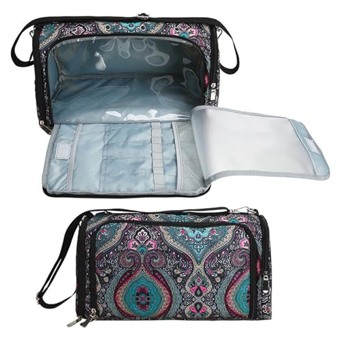 HKYBCF Garn-Aufbewahrungstasche, leer, Wolle, Häkel-Aufbewahrungstasche, Häkelnadeln, Diagonalpaket, Näh-Organizer, Stricktasche(Color7) von HKYBCF