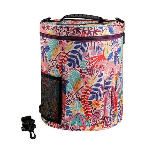 HKYBCF Garnaufbewahrungstasche, tragbare leichte Strick- und Häkeltasche, Schultertasche for Garn-Organizer(Color2) von HKYBCF