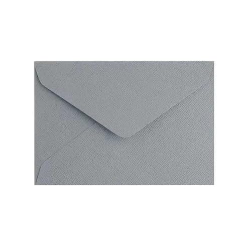 HKYBCF Hochzeitseinladungen Karte 10 Stück Briefumschläge for Hochzeitseinladungen, Hemp Weave Mailer (Color : Gray) von HKYBCF