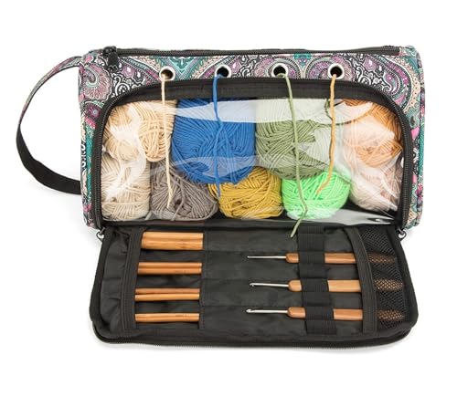 HKYBCF Tragbare Garnaufbewahrungstasche, Stricktasche, Häkelaufbewahrungs-Organizer for Garn und Stricknadeln HKYBCF Tragbare Garnaufbewahrungstasche, Stricktasche, Häkelaufbewahrungs-Organizer for Garn und Stricknadeln von HKYBCF