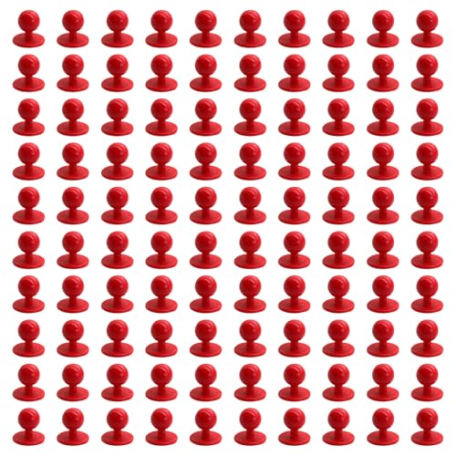 100 Stück Köche, Uniform-Knöpfe, Nylon, runde Knöpfe für professionelle Küchenköche, Bekleidungszubehör 100 Stück Köche, Uniform-Knöpfe, Nylon, runde Knöpfe für professionelle Küchenköche, Bekleidungszubehör von HLBEST