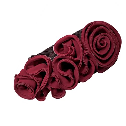 3D-Applikationen mit gerüschten Blumen, handgefertigt, Kostüm-Zubehör, Tänzerin, Kleid, Nähen, Blumenaufnäher zum Basteln, formelle Kostüme 3D-Applikationen mit gerüschten Blumen, handgefertigt, Kostüm-Zubehör, Tänzerin, Kleid, Nähen, Blumenaufnäher zum Basteln, formelle Kostüme von HLBEST