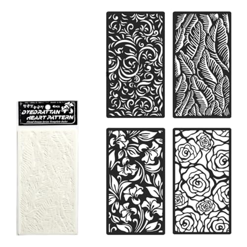 Blumenschablonen mit Aushöhlung, Malschablonen, Pflanzen, Zeichnen, Zweige, Bastelvorlagen für Wandmalerei, Pflanzenzeichnung, Schablone, Zweige, Tagebuch, Blumen, 4 Stück Blumenschablonen mit Aushöhlung, Malschablonen, Pflanzen, Zeichnen, Zweige, Bastelvorlagen für Wandmalerei, Pflanzenzeichnung, Schablone, Zweige, Tagebuch, Blumen, 4 Stück von HLBEST