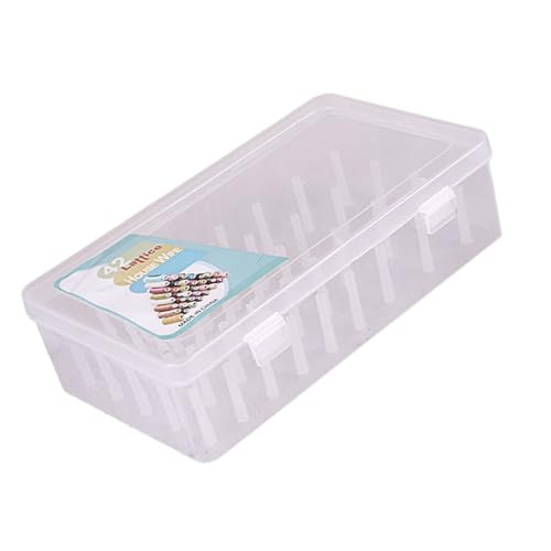 HLBEST 42 Spulen transparente Fadenspule Aufbewahrungsbox Fadenspule Organizer Etui für kleine, große Nähgarn, Spule Faden Spule HLBEST 42 Spulen transparente Fadenspule Aufbewahrungsbox Fadenspule Organizer Etui für kleine, große Nähgarn, Spule Faden Spule von HLBEST
