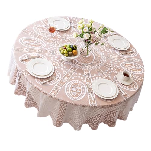 HLBEST Spitzendeckchen, weiß, gehäkelt, waschbar, Polyester, Jacquard, für Hochzeit, Party, Restaurant, Bankett, Dekoration HLBEST Spitzendeckchen, weiß, gehäkelt, waschbar, Polyester, Jacquard, für Hochzeit, Party, Restaurant, Bankett, Dekoration von HLBEST
