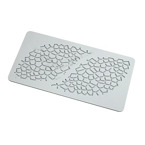 Hohles Fischernetzmuster, Spitzenmatte, Kuchen, Fondant, Gebäck, Silikonformen, Fondant, Impressionsmatte, Kuchendekorationszubehör Hohles Fischernetzmuster, Spitzenmatte, Kuchen, Fondant, Gebäck, Silikonformen, Fondant, Impressionsmatte, Kuchendekorationszubehör von HLBEST