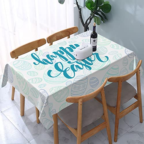 Ostern Tischdecke Rechteck Tisch Waschbare Tischdecke wasserdichte Party Tischabdeckung 54x 72 Zoll für Urlaub Picknick Herbst Dekorationen Küche Egg1 Ostern Tischdecke Rechteck Tisch Waschbare Tischdecke wasserdichte Party Tischabdeckung 54x 72 Zoll für Urlaub Picknick Herbst Dekorationen Küche Egg1 von HLBSDM