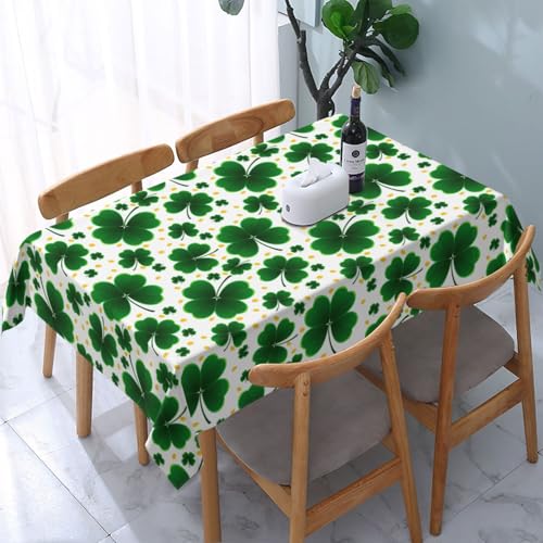 Tischdecke zum St. Patrick's Day, 137,2 x 183,9 cm, rechteckige Tischdecke, waschbar, Picknicktischdecke, Polyester, wasserdichte Tischdecken für Küche, Urlaub, Party Tischdecke zum St. Patrick's Day, 137,2 x 183,9 cm, rechteckige Tischdecke, waschbar, Picknicktischdecke, Polyester, wasserdichte Tischdecken für Küche, Urlaub, Party von HLBSDM