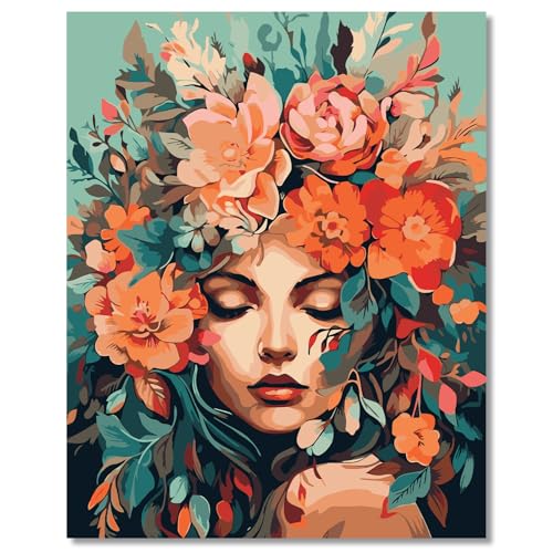 HLEIUKT Malen Nach Zahlen Erwachsene, Malen Nach Zahlen für Anfänger, Paint by Numbers DIY Ölgemälde Leinwand Kit für Home Wand Dekor Ohne Rahmen 40X50CM HLEIUKT Malen Nach Zahlen Erwachsene, Malen Nach Zahlen für Anfänger, Paint by Numbers DIY Ölgemälde Leinwand Kit für Home Wand Dekor Ohne Rahmen 40X50CM von HLEIUKT