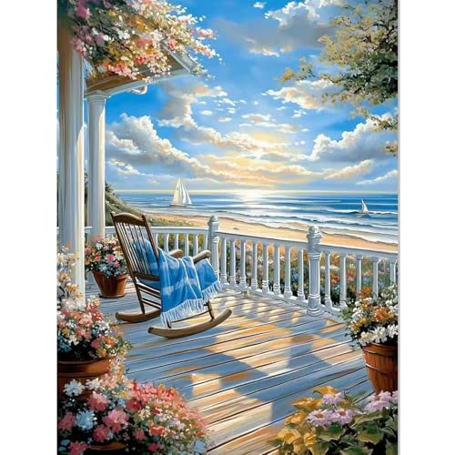 Malen Nach Zahlen Erwachsene, Anfänger DIY Handgemalt Ölgemälde Kit, Paint by Numbers für Home Wand Dekor Ohne Rahmen 40X50CM Malen Nach Zahlen Erwachsene, Anfänger DIY Handgemalt Ölgemälde Kit, Paint by Numbers für Home Wand Dekor Ohne Rahmen 40X50CM von HLEIUKT