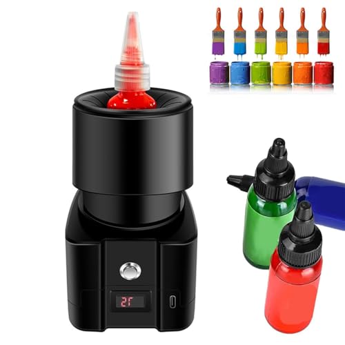 Lackmixer, Mini-Nagellack-Shaker-Maschine, Mini-Lackmixer mit digitalem Akku-Display, Tattoo-Tintenmixer, anwendbar für 5-100 ml Lackflaschen, 1 min automatisches Abschalten für Hobby-Acrylfarben Lackmixer, Mini-Nagellack-Shaker-Maschine, Mini-Lackmixer mit digitalem Akku-Display, Tattoo-Tintenmixer, anwendbar für 5-100 ml Lackflaschen, 1 min automatisches Abschalten für Hobby-Acrylfarben von HLGKBY