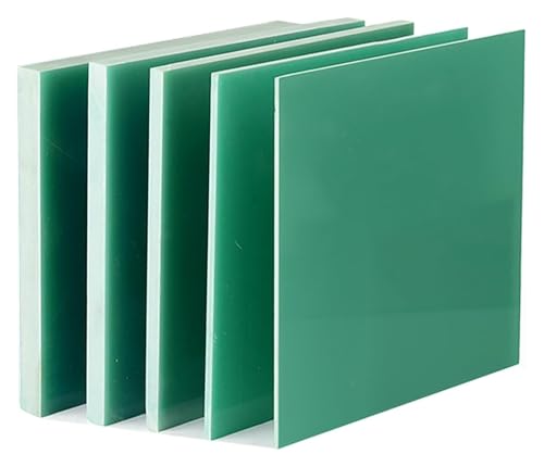 6 Stück FR4 Fiberglasplatten 100x100mm Wassergrün Ultradünne Epoxidharz-Dämmplatte 3240 G10 Dünne Glasfaserplatte(200 * 200 * 0.1mm) von HLHLH
