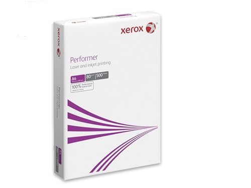 Xerox Performer Multifunktions-Papier, 80 g/m², Kopierpapier 500 1000 2500 5000 Blatt verschiedene Mengen (500 Blatt & 1 HLKauf Block) von HLKauf