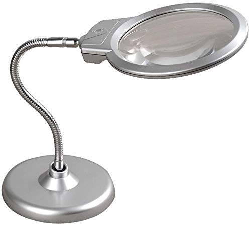 Aqiong Lupe, Leselupe mit LED-Lichtern, 3-fach, 5-fach, faltbar, super hohe Klarheit, leicht von HLRTBCN