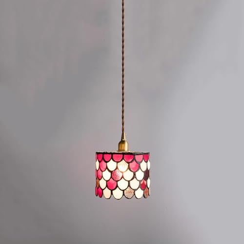 HLRTBCN Moderne Messing Kronleuchter Kunst Tiffany Pendelleuchte Pendelleuchte Retro Bunte Zylinder Wassermuster Glasdecke Leuchte Kücheninsel Modern Nordisch HLRTBCN Moderne Messing Kronleuchter Kunst Tiffany Pendelleuchte Pendelleuchte Retro Bunte Zylinder Wassermuster Glasdecke Leuchte Kücheninsel Modern Nordisch von HLRTBCN