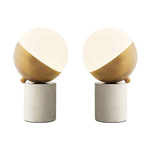 Tisch nordisch einfache moderne luxuriöse Marmor Glas Ball Schreibtisch schöne ins Kinderzimmer Schlafzimmer Nachttischlampe Luxus Tisch/ein Paar Aqiong Tisch nordisch einfache moderne luxuriöse Marmor Glas Ball Schreibtisch schöne ins Kinderzimmer Schlafzimmer Nachttischlampe Luxus Tisch/ein Paar Aqiong von HLRTBCN