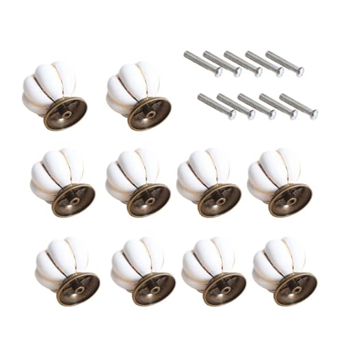 HLXDZ KnöPfe FüR SchräNke 10 Stück 40 Mm Schrankgriffe, Kürbisform, Zinkkeramik, Schrankgriffe, Türgriff, Schrank, Kleiderschrank, Schublade, Knöpfe, Möbelgriff Bequemer Griff HLXDZ KnöPfe FüR SchräNke 10 Stück 40 Mm Schrankgriffe, Kürbisform, Zinkkeramik, Schrankgriffe, Türgriff, Schrank, Kleiderschrank, Schublade, Knöpfe, Möbelgriff Bequemer Griff von HLXDZ