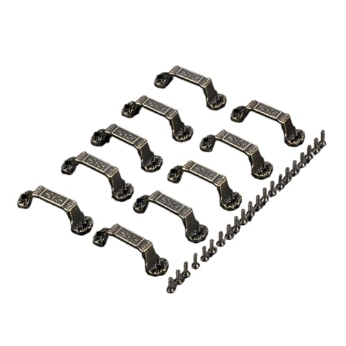 HLXDZ KnöPfe FüR SchräNke 10 Stück 40 X 10 Mm Antike Bronze-Tropfengriffe, Chinesischer Kleiderschrank, Schrank, Schublade, Push-Pull-Türgriffe Und Knöpfe, Möbelbeschläge Bequemer Griff HLXDZ KnöPfe FüR SchräNke 10 Stück 40 X 10 Mm Antike Bronze-Tropfengriffe, Chinesischer Kleiderschrank, Schrank, Schublade, Push-Pull-Türgriffe Und Knöpfe, Möbelbeschläge Bequemer Griff von HLXDZ