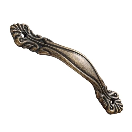 HLXDZ KnöPfe FüR SchräNke 10 Stück Antike Griffe, Eleganter Ziehgriff, Schubladengriff, Dekorativer Griff, Schrankgriff for Weinkisten Und Truhen Aus Holz Bequemer Griff(85MM) von HLXDZ
