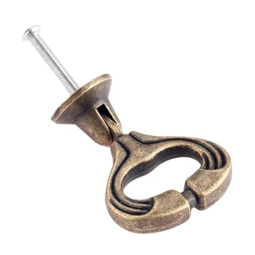 HLXDZ KnöPfe FüR SchräNke 10 Stück Antike Messing-Möbelgriffe, Vintage-Schrankknöpfe, Tür, Schrank, Schublade, Zugknopf, Möbelzubehör, Schrauben Bequemer Griff HLXDZ KnöPfe FüR SchräNke 10 Stück Antike Messing-Möbelgriffe, Vintage-Schrankknöpfe, Tür, Schrank, Schublade, Zugknopf, Möbelzubehör, Schrauben Bequemer Griff von HLXDZ