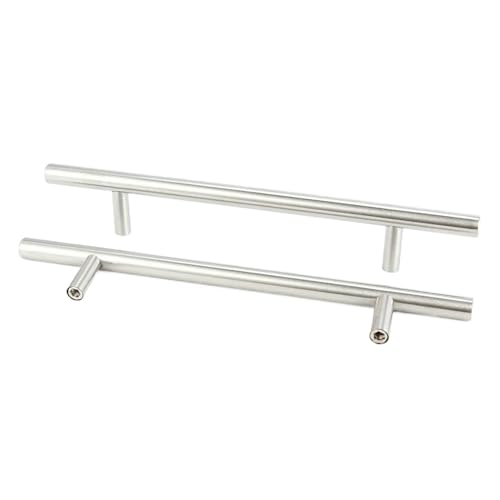 HLXDZ KnöPfe FüR SchräNke 10 Stück Edelstahl Küchentür Schrank T-Griff Griff Zugknopf Schrankknöpfe Möbelgriff Schrank Schubladengriff 64–192 Mm Bequemer Griff(Hole to Hole 192mm) von HLXDZ