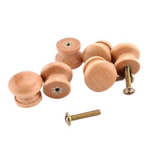 HLXDZ KnöPfe FüR SchräNke 10 Stück Griffe 2,5 X 2 cm Naturholz Schrank Schublade Kleiderschrank Knöpfe Türgriff Küchengriff Möbelbeschläge Bequemer Griff HLXDZ KnöPfe FüR SchräNke 10 Stück Griffe 2,5 X 2 cm Naturholz Schrank Schublade Kleiderschrank Knöpfe Türgriff Küchengriff Möbelbeschläge Bequemer Griff von HLXDZ