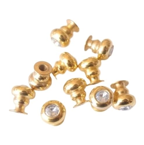 HLXDZ KnöPfe FüR SchräNke 10 Stück Kleine Goldene Knöpfe Schubladengriffe 11 X 13 Mm Schmuck-Holzbox, Miniatur-Box-Türknaufgriffe Bequemer Griff HLXDZ KnöPfe FüR SchräNke 10 Stück Kleine Goldene Knöpfe Schubladengriffe 11 X 13 Mm Schmuck-Holzbox, Miniatur-Box-Türknaufgriffe Bequemer Griff von HLXDZ