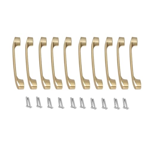 HLXDZ KnöPfe FüR SchräNke 10 Stück Schrank-Bogengriff, Goldener Möbelgriff, 96 Mm Schraubenlochabstand for Küchenschranktür, Schlafzimmer-Kommode-Schublade Bequemer Griff HLXDZ KnöPfe FüR SchräNke 10 Stück Schrank-Bogengriff, Goldener Möbelgriff, 96 Mm Schraubenlochabstand for Küchenschranktür, Schlafzimmer-Kommode-Schublade Bequemer Griff von HLXDZ
