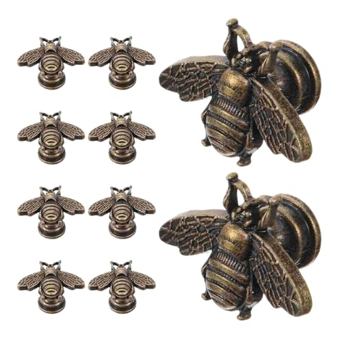 HLXDZ KnöPfe FüR SchräNke 10 Stück Seestern-Ziehgriffe for Schubladen, Einzelnes Loch, Türgriffe, Schrankgriffe, Vintage-Stil, Dekorative Kommode, Legierung, Biene Bequemer Griff HLXDZ KnöPfe FüR SchräNke 10 Stück Seestern-Ziehgriffe for Schubladen, Einzelnes Loch, Türgriffe, Schrankgriffe, Vintage-Stil, Dekorative Kommode, Legierung, Biene Bequemer Griff von HLXDZ
