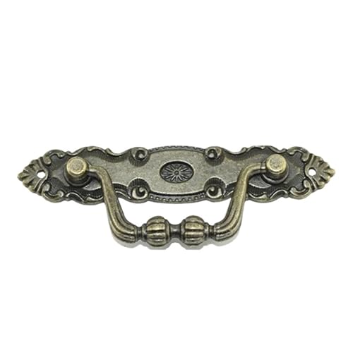 HLXDZ KnöPfe FüR SchräNke 10 Stück Zinklegierung Dekorativer Türgriff for Schubladenschrank Holzkiste Zuhause Bequemer Griff(Bronze) von HLXDZ