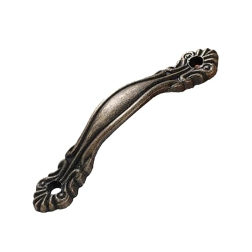 HLXDZ KnöPfe FüR SchräNke 10 Stück Zinklegierungsknöpfe, Schubladengriffe, Antike Griffe, Leichter Ziehgriff, Langlebig for Weinkisten Und Holzaufbewahrung Bequemer Griff(65MM) von HLXDZ