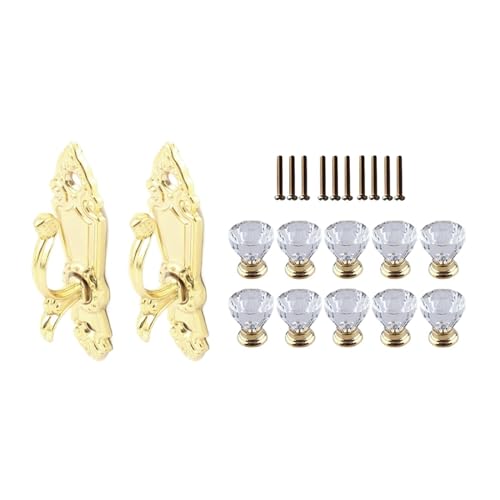 HLXDZ KnöPfe FüR SchräNke 2 Stück Schraubmontage Vorhang Quaste Raffhalter Wandhaken Und 10 Stück Kristallglas Türgriff Schubladenschrank Griff Bequemer Griff HLXDZ KnöPfe FüR SchräNke 2 Stück Schraubmontage Vorhang Quaste Raffhalter Wandhaken Und 10 Stück Kristallglas Türgriff Schubladenschrank Griff Bequemer Griff von HLXDZ