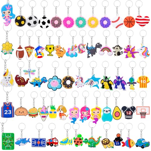 HLenyoy 120 stück Schlüsselanhänger,Cartoon Dinosaurier Einhorn Blume Frucht Schlüsselanhänger für Kinder,Party Bag Füllstoffe Kids Party Favors Supplies HLenyoy 120 stück Schlüsselanhänger,Cartoon Dinosaurier Einhorn Blume Frucht Schlüsselanhänger für Kinder,Party Bag Füllstoffe Kids Party Favors Supplies von HLenyoy