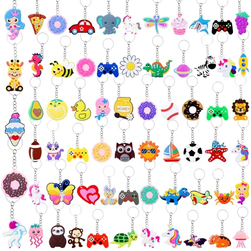 HLenyoy 65 stück Schlüsselanhänger,Niedlich Cartoon Dinosaurier Tier Einhorn Schlüsselanhänger für Kinder,Party Bag Füllstoffe Kids Party Favors Supplies HLenyoy 65 stück Schlüsselanhänger,Niedlich Cartoon Dinosaurier Tier Einhorn Schlüsselanhänger für Kinder,Party Bag Füllstoffe Kids Party Favors Supplies von HLenyoy