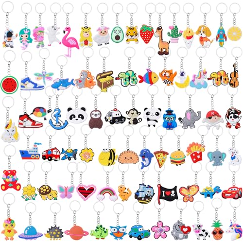 HLenyoy 80 stück Schlüsselanhänger,Cartoon Dinosaurier Einhorn Schlüsselanhänger für Kinder,Party Bag Füllstoffe Kids Party Favors Supplies HLenyoy 80 stück Schlüsselanhänger,Cartoon Dinosaurier Einhorn Schlüsselanhänger für Kinder,Party Bag Füllstoffe Kids Party Favors Supplies von HLenyoy