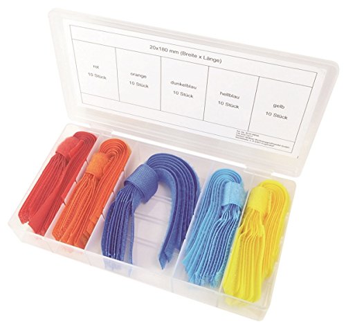 HM Müllner Klettband Sortiment BOX-KB50 Klettverschluss Klett von HM Müllner
