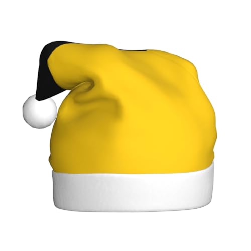 Flagge des Kantons Sachsen-Anhalt Weihnachtsmütze Nikolausmützen für Erwachsene Samt Komfort Mütze für Neujahr Festliche Party von HMBGFW