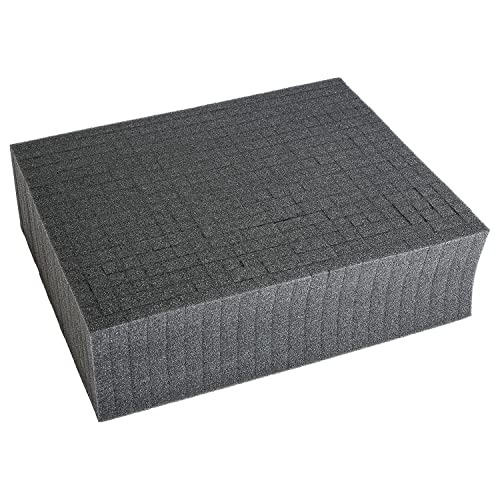 HMF 1458G-100 Rasterschaumstoff ohne Rahmen, Würfelschaum, 345 x 275 mm, Koffereinlage, Tabletop, Höhe: 100 mm HMF 1458G-100 Rasterschaumstoff ohne Rahmen, Würfelschaum, 345 x 275 mm, Koffereinlage, Tabletop, Höhe: 100 mm von HMF